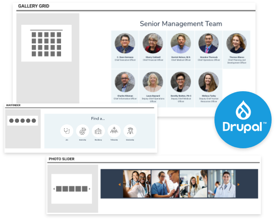 Drupal interface examples
