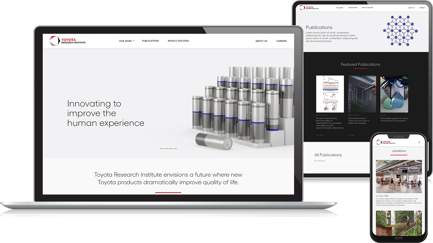 TRI device screens