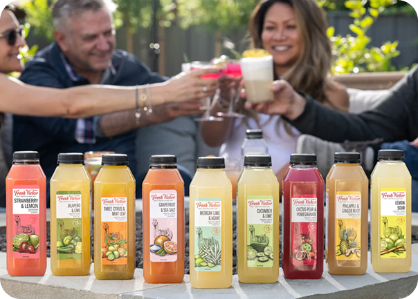 Bottles of Fresh Victor