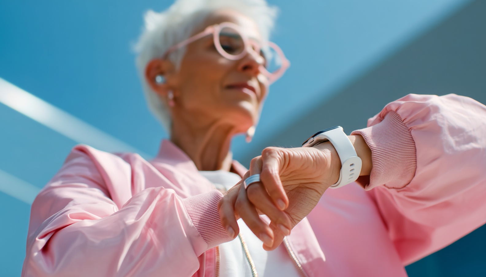 Checking smart watch